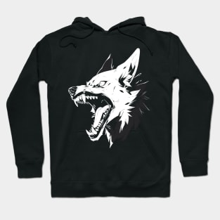 Wolf Dog Anime Japanese Animal Hoodie